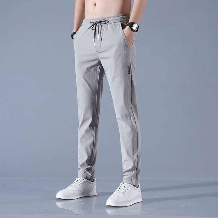 Jace | Slim Drawstring Waist Trousers