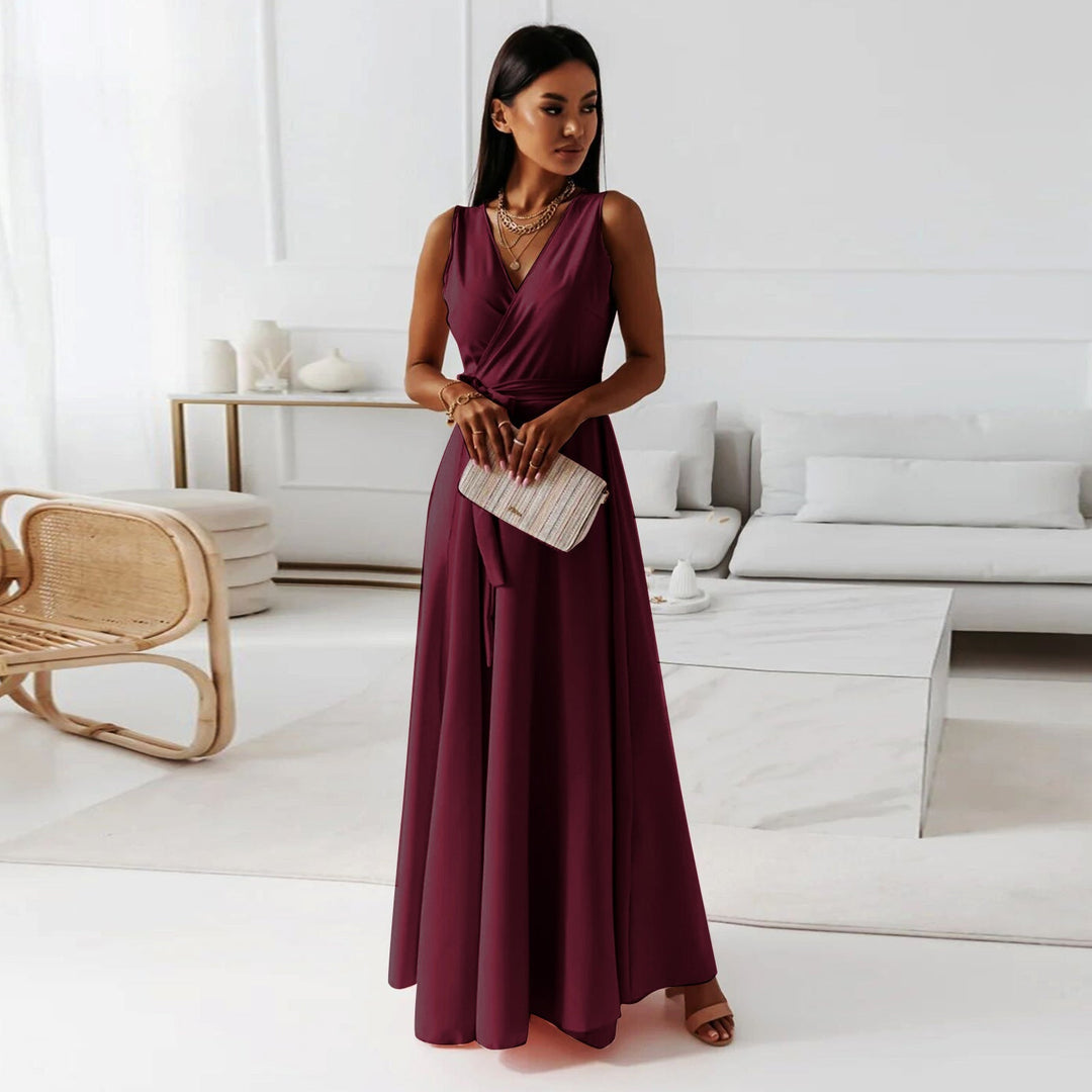 Maxine | Wrap Maxi Evening Dress