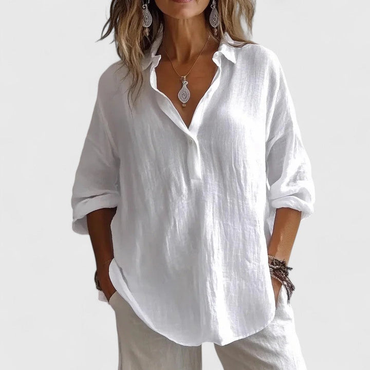 Alva | V-Neck Elegant Blouse