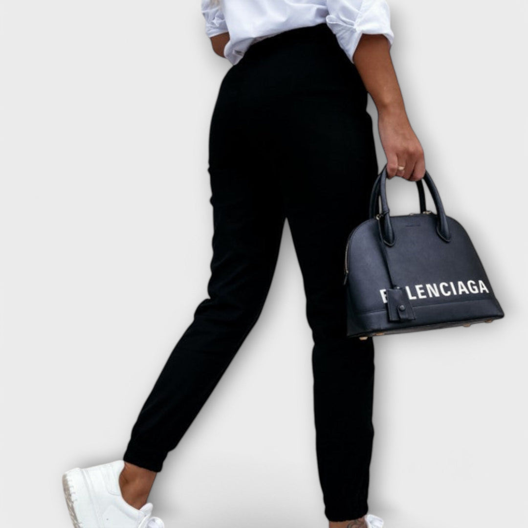 Larkin | Slim Fit Chino Pants with Cuffed Hem