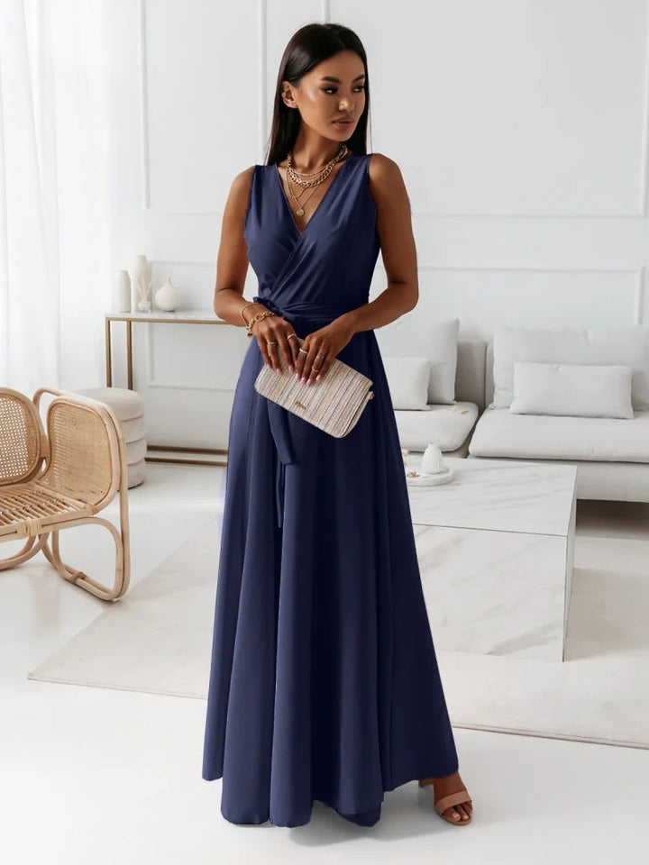 Maxine | Wrap Maxi Evening Dress