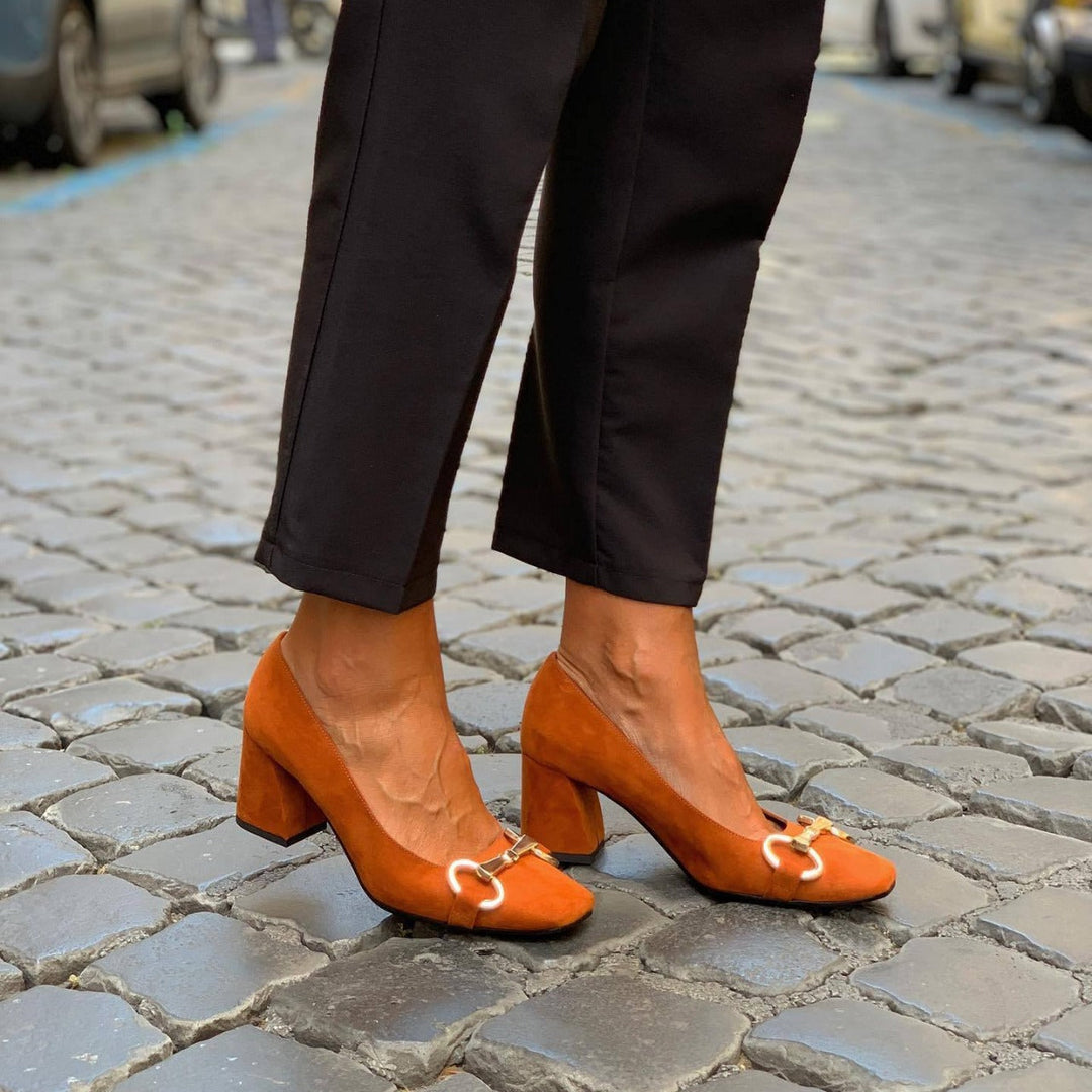 Zuzanna | Block Heel Pumps with Buckle