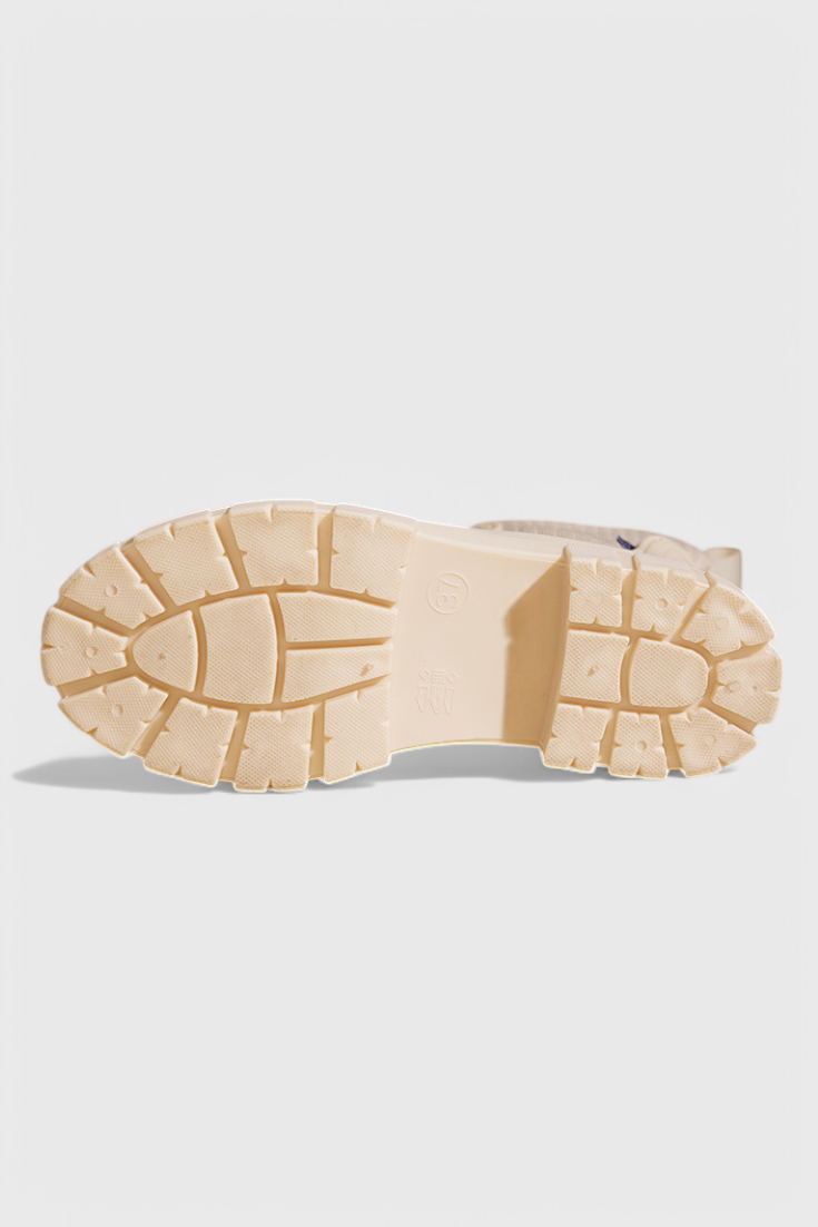 Kornelia | Lug Sole Chelsea Boots with Elastic Panel