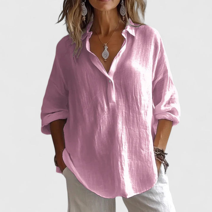 Alva | V-Neck Elegant Blouse