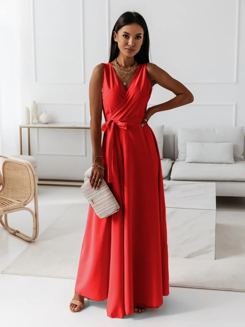 Maxine | Wrap Maxi Evening Dress