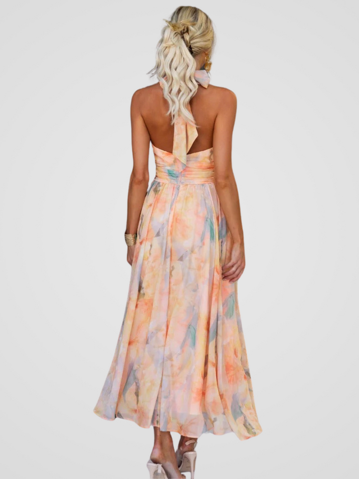 Janice | Elegant Flowing Midi Dress