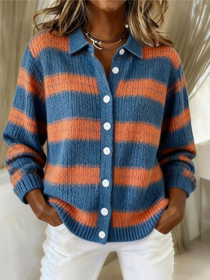 Arlet | Striped Knit Blouse