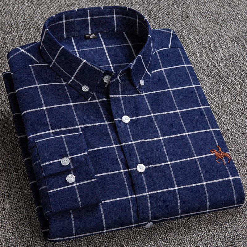 Jason | Checkered Casual Button-Down Shirt