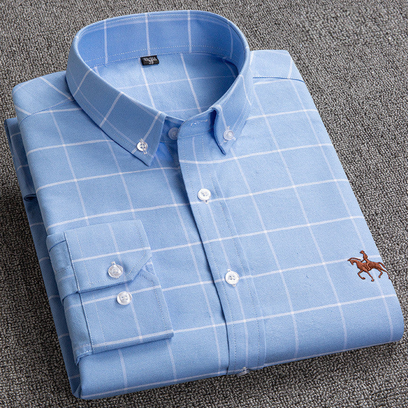 Jason | Checkered Casual Button-Down Shirt
