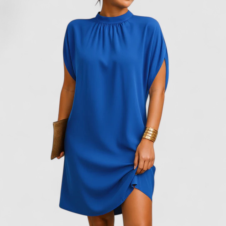 Gretchen | Sophisticated Ruched Midi Dress