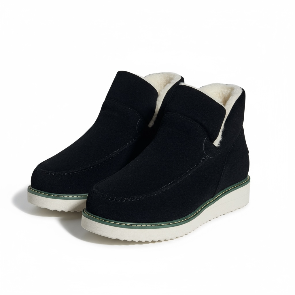Kala | Slip-On Ankle Boots with Faux Fur Lining