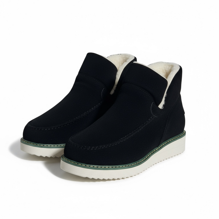 Kala | Slip-On Ankle Boots with Faux Fur Lining