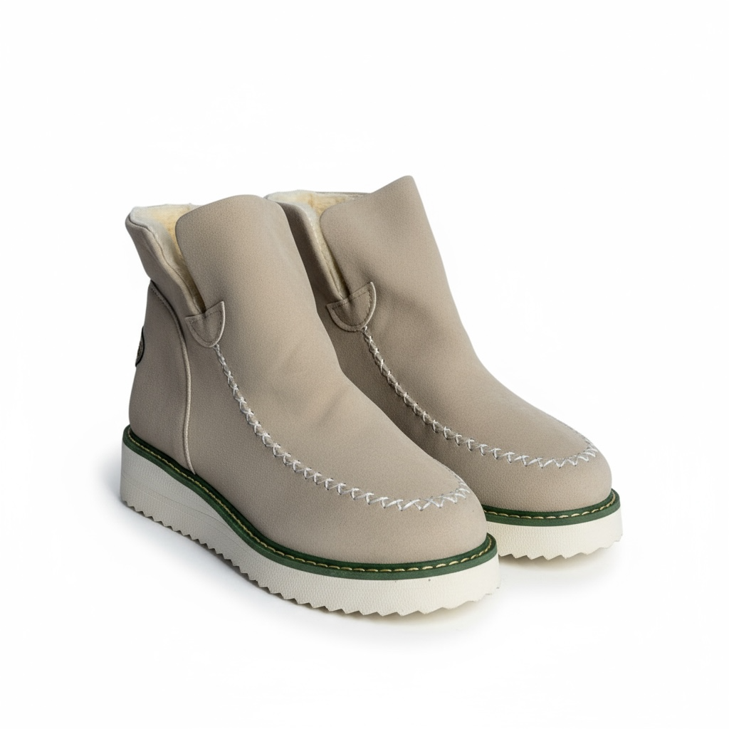 Kala | Slip-On Ankle Boots with Faux Fur Lining