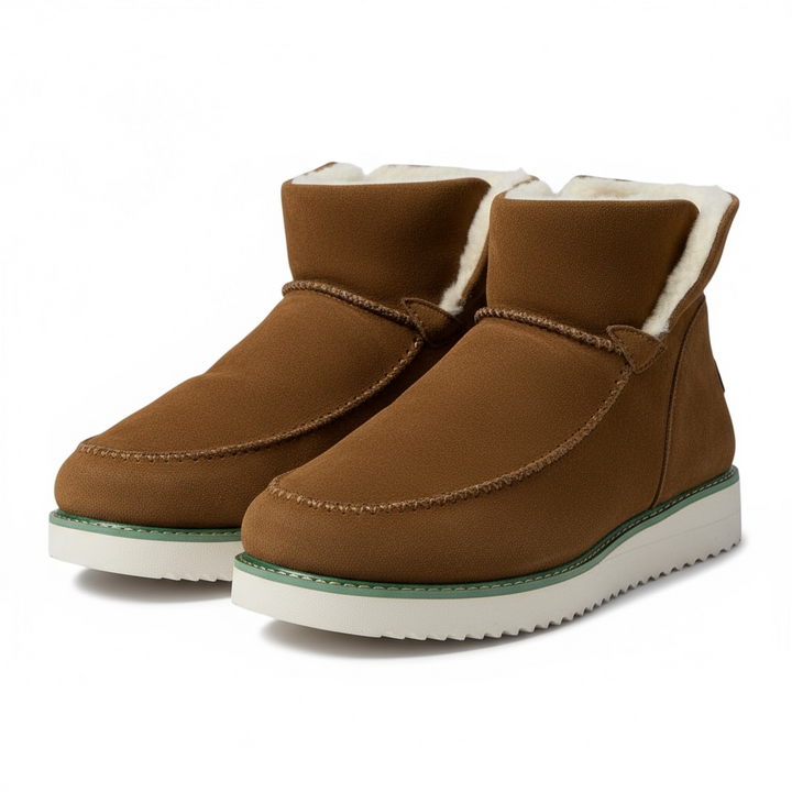 Kala | Slip-On Ankle Boots with Faux Fur Lining
