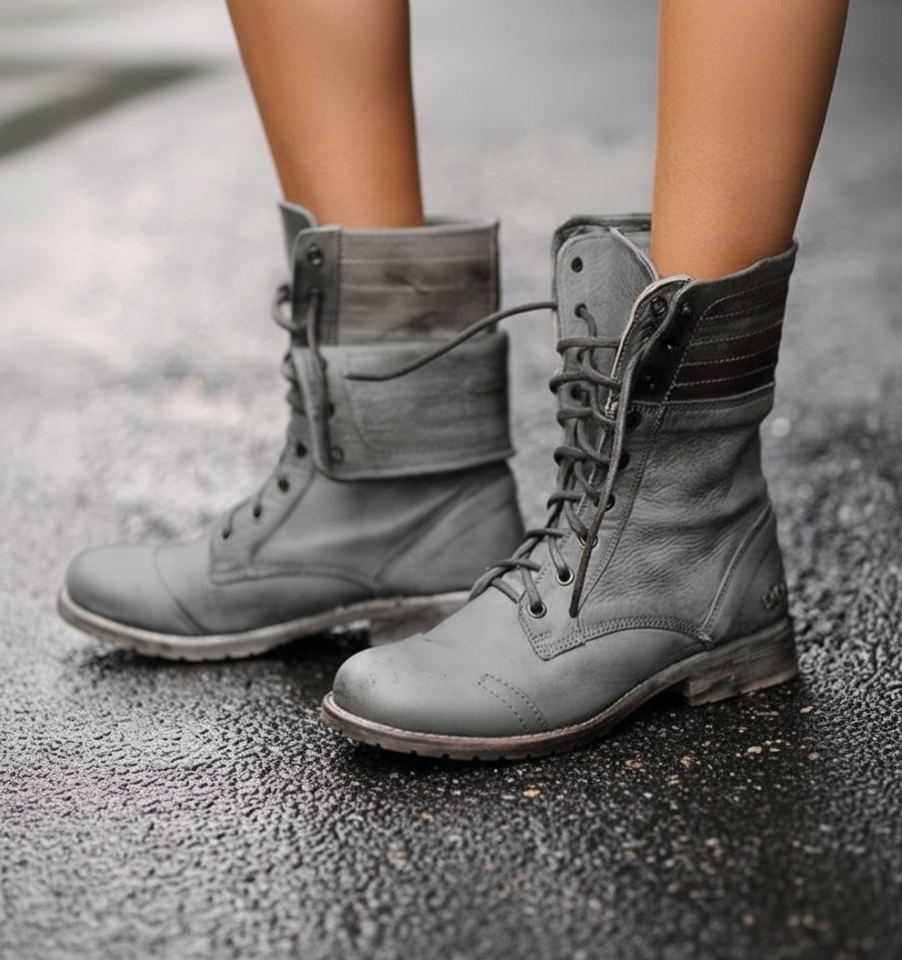 Autumn | Ankle Height Lace-Up Boots