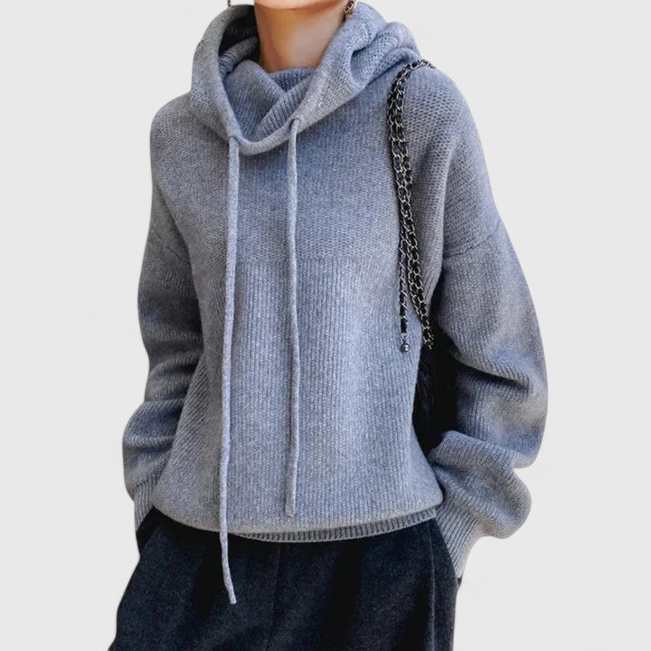 Kendra | Drawstring Turtleneck Sweater with Long Sleeves