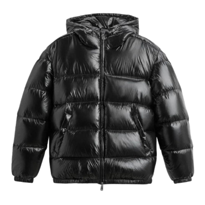 Alvin | Shiny Hooded Quilted Jacket