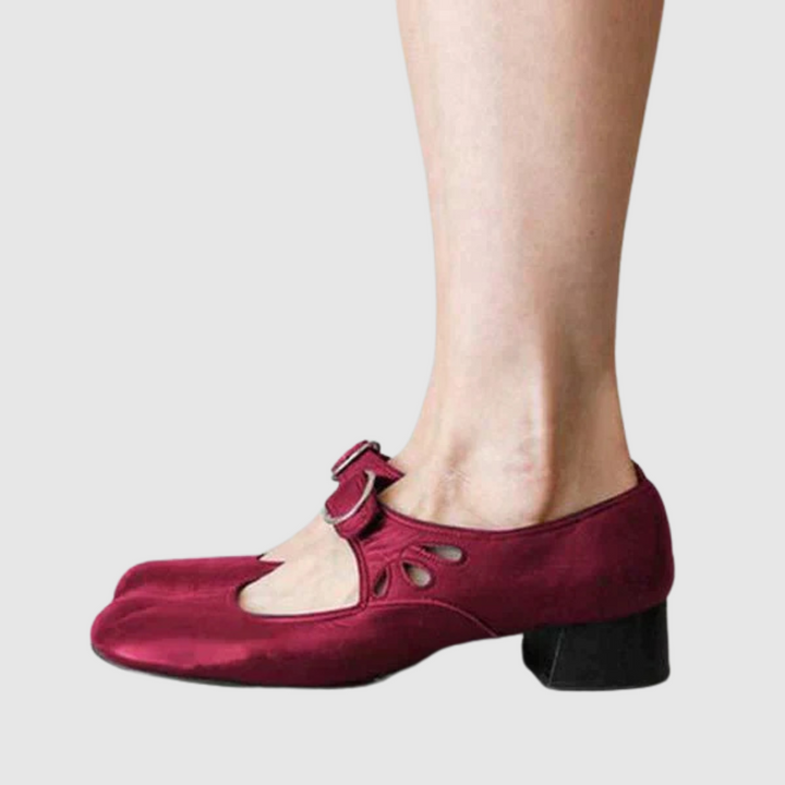 Donatella | Buckled Strap Mary Jane Heels