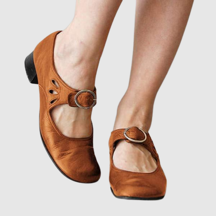 Donatella | Buckled Strap Mary Jane Heels