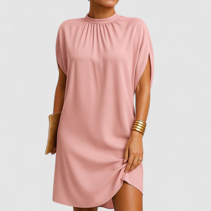 Gretchen | Sophisticated Ruched Midi Dress