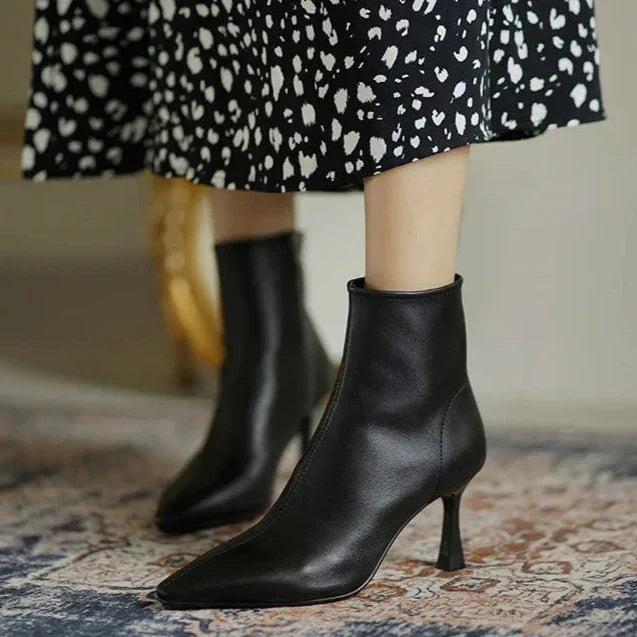 Prairie | Pointed Toe Stiletto Ankle Boots