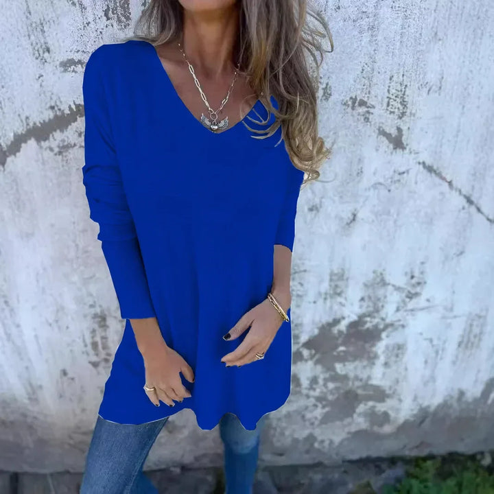 Enid | Relaxed V-Neck Top