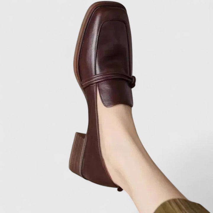 Berenice | Square-Toe Slip-On Loafers for Women