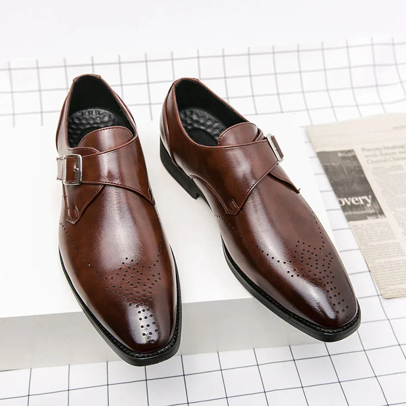 Theodore | Buckle Strap Monk Shoes