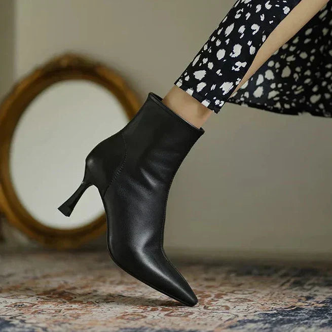 Prairie | Pointed Toe Stiletto Ankle Boots