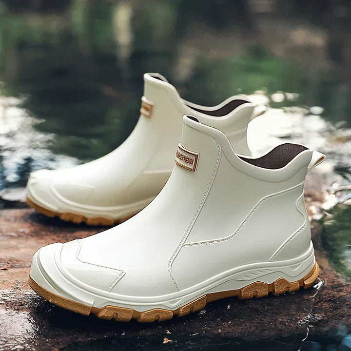 Nimue | Slip-On Waterproof Ankle Rain Boots