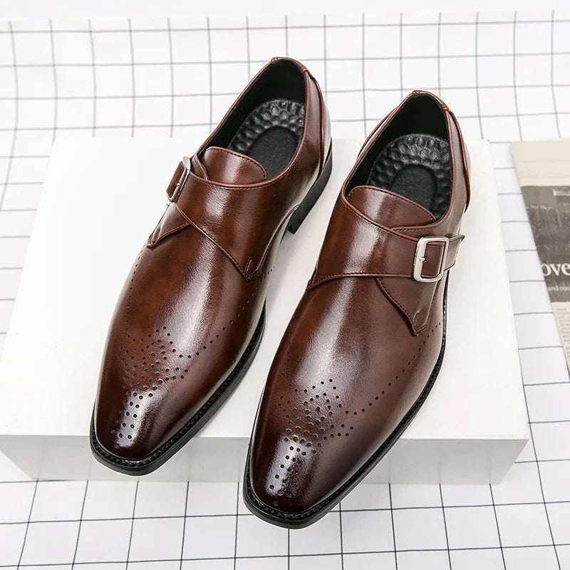 Theodore | Buckle Strap Monk Shoes