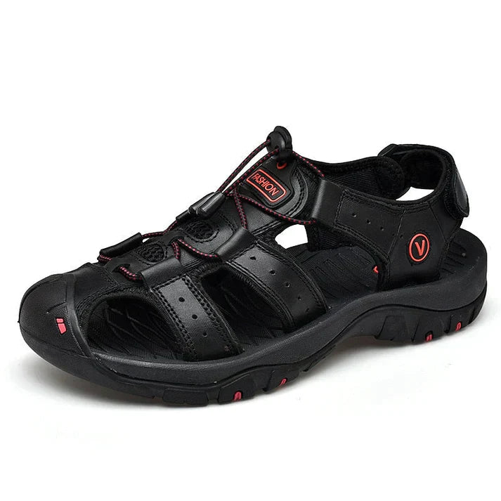 Rafael | Closed-Toe Adjustable Strap Sandals