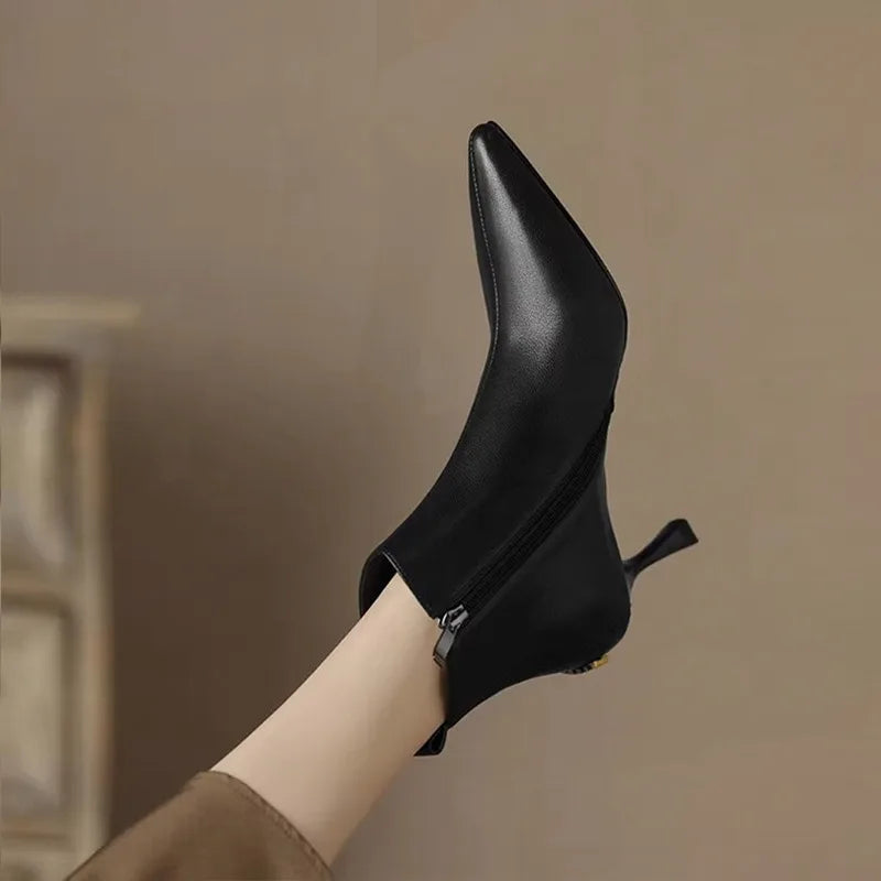 Sienna | Ankle Boots Pointed Toe Heel