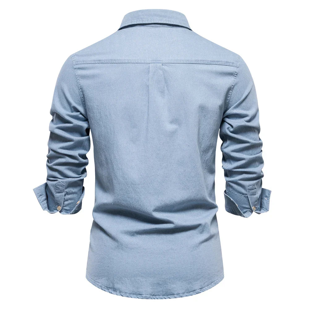 Hunter | Light Blue Denim Button Shirt