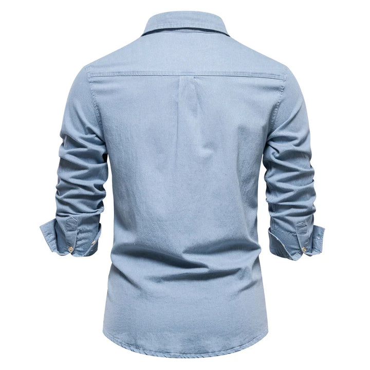 Hunter | Light Blue Denim Button Shirt