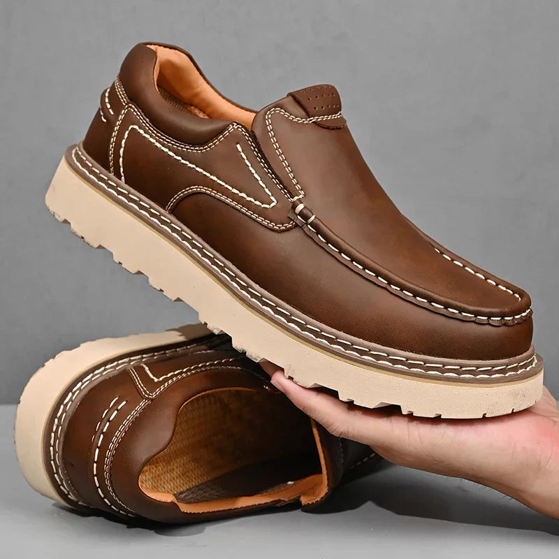 Angus | Slip-On Loafers Thick Sole