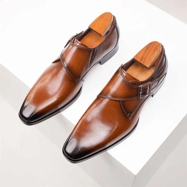 Darwin | Single Strap Buckle Dress Shoes