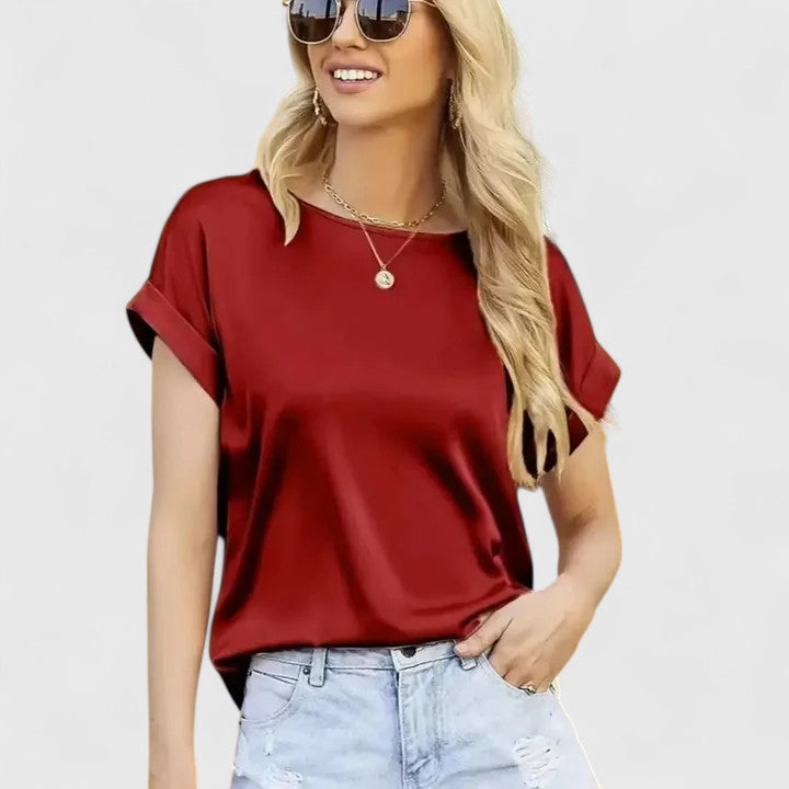Portia | Satin Relaxed Blouse