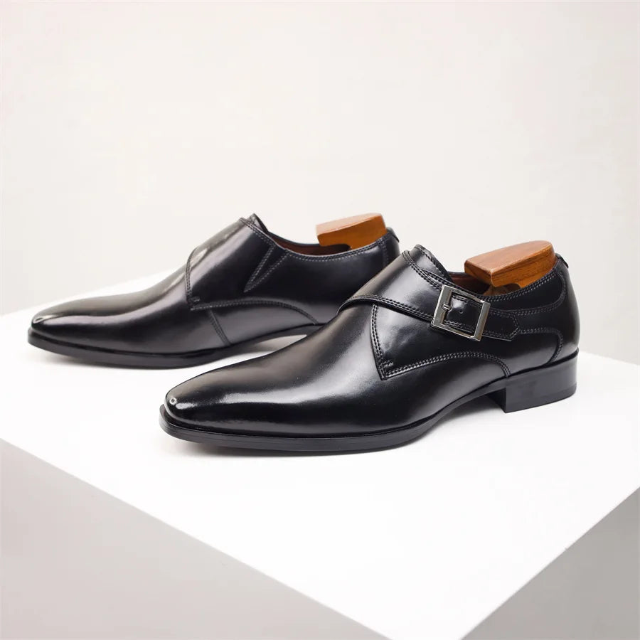 Darwin | Single Strap Buckle Dress Shoes