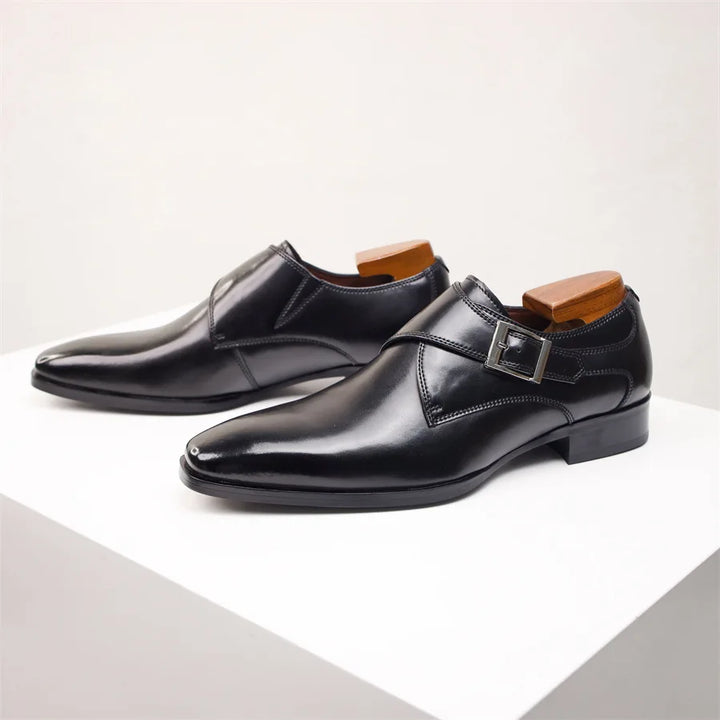 Darwin | Single Strap Buckle Dress Shoes