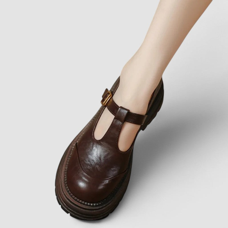 Jolanda | T-Strap Mary Jane Shoes with Chunky Sole
