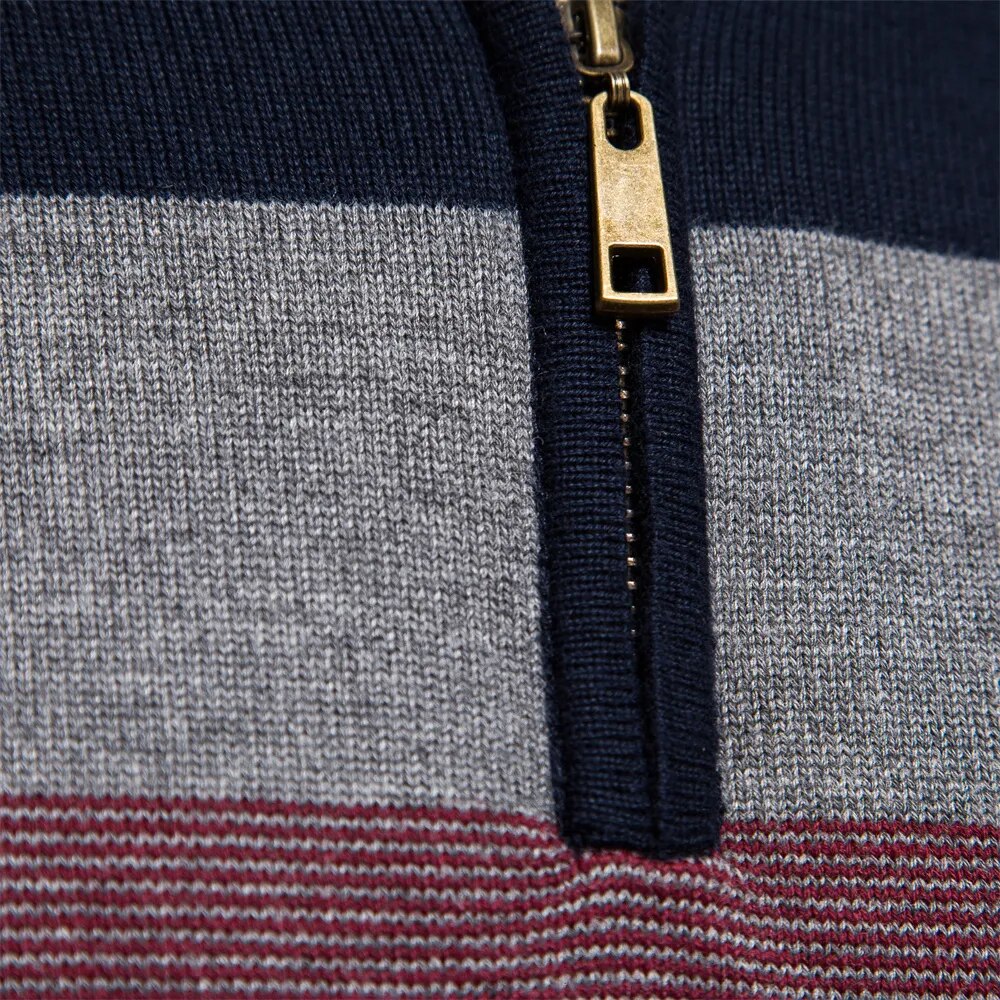 Alden | Modern Zip Collar Sweater