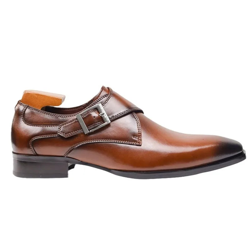 Darwin | Single Strap Buckle Dress Shoes