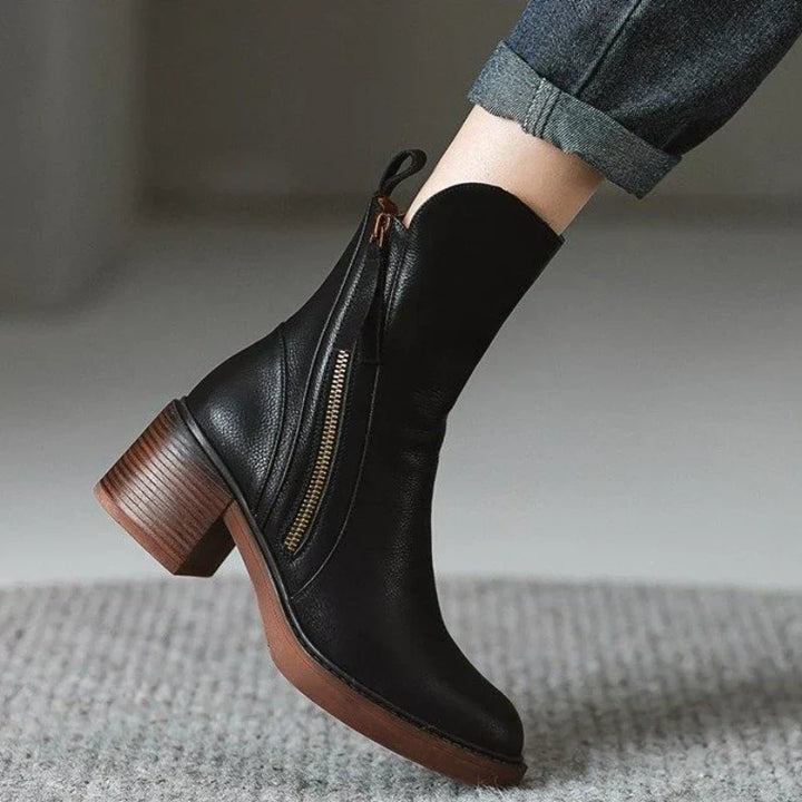 Hana | Western Boots with Block Heel