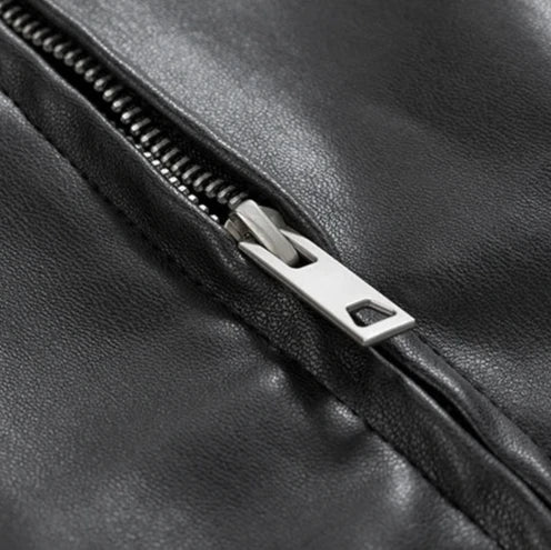 Cade | Oversized Leather Bomber Jacket