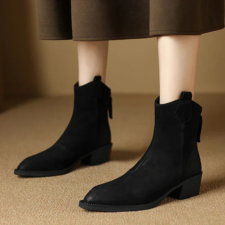 Ashika | Pointed Toe Ankle Boots