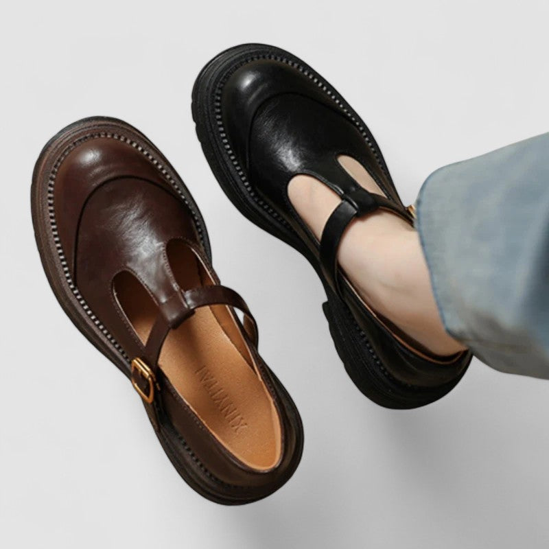 Jolanda | T-Strap Mary Jane Shoes with Chunky Sole