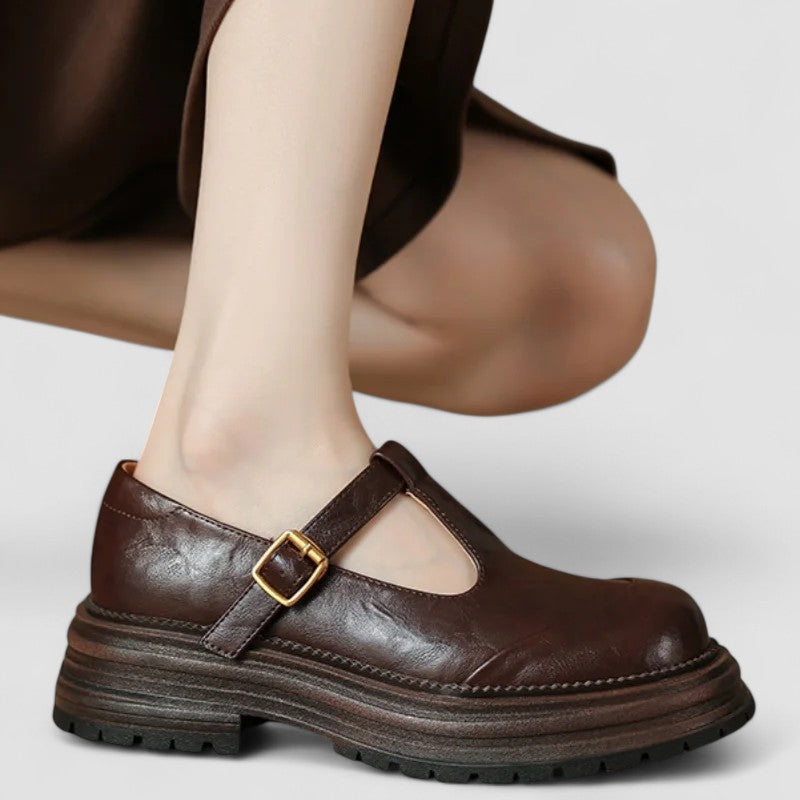 Jolanda | T-Strap Mary Jane Shoes with Chunky Sole