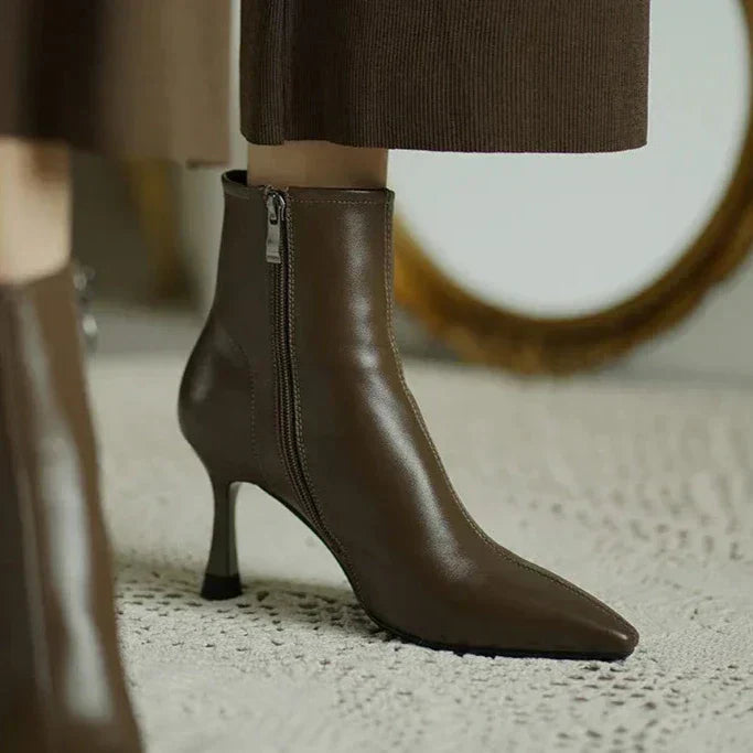Prairie | Pointed Toe Stiletto Ankle Boots