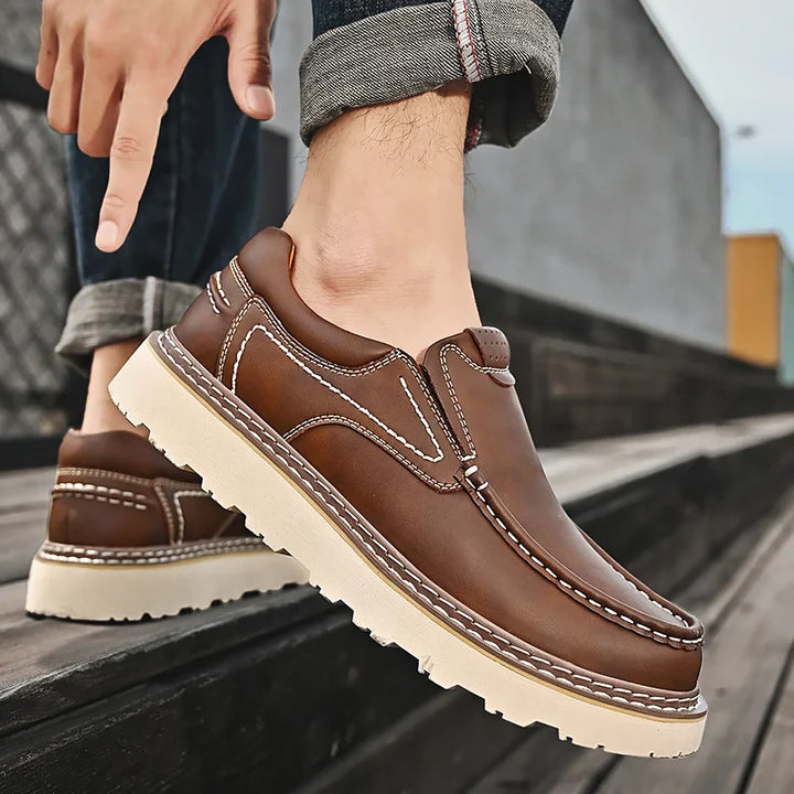 Angus | Slip-On Loafers Thick Sole